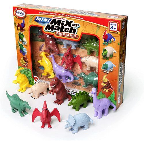 Mini Magnetic Mix or Match Dinosaurs - Deluxe