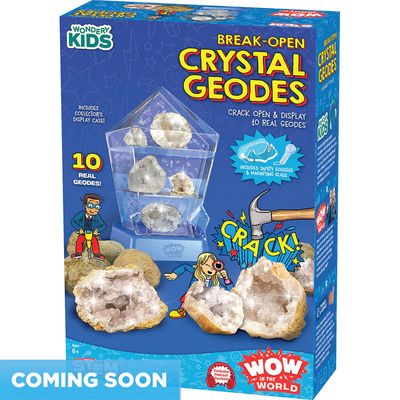 Wow in the World: Break Open Crystals Geodes