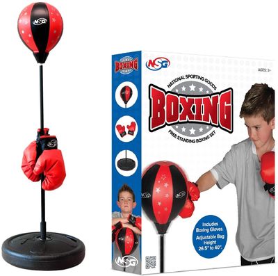 Free Standing Boxing Set  Red/Black