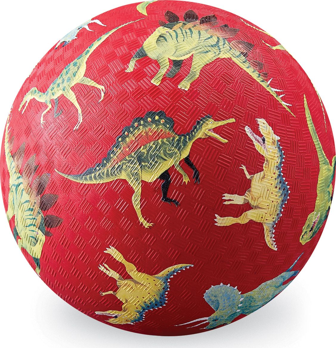 7&quot; Playground Ball/Dinosaurs Red