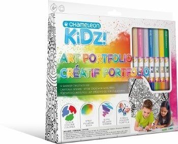 Chameleon Kidz!™ Art Portfolio 14 Marker Creativity Kit