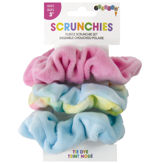 Scrunchies - Fleece Tie Dye Scrunchie Set