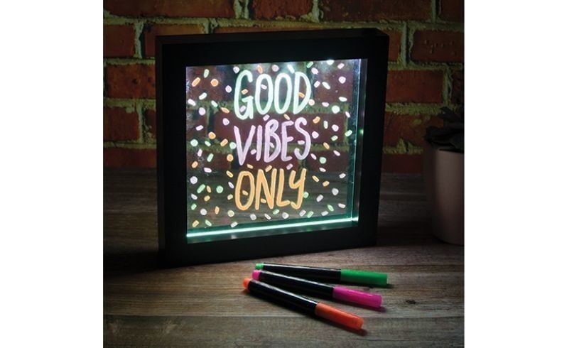 Light Up Neon Effect Message Frame