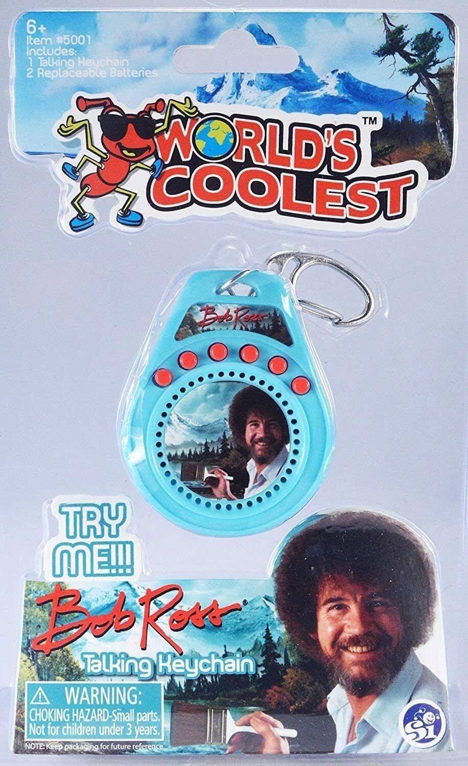 World&#39;s Coolest Bob Ross Talking Keychain