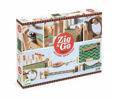 Zig &amp; Go  48 pc Chain Reaction Construction Set