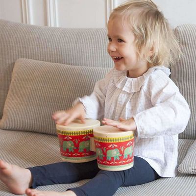 Animambo Bongo Drums Musical Instrument