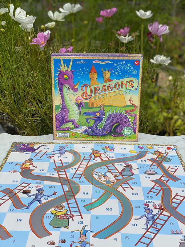 Dragons Slips and Ladders Board Game