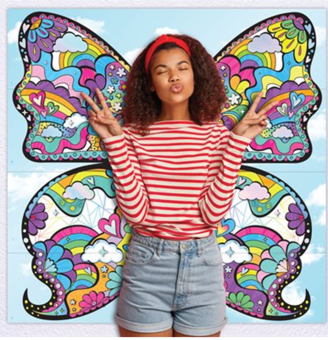 Design Your Own Mural Design Set - Butterfly