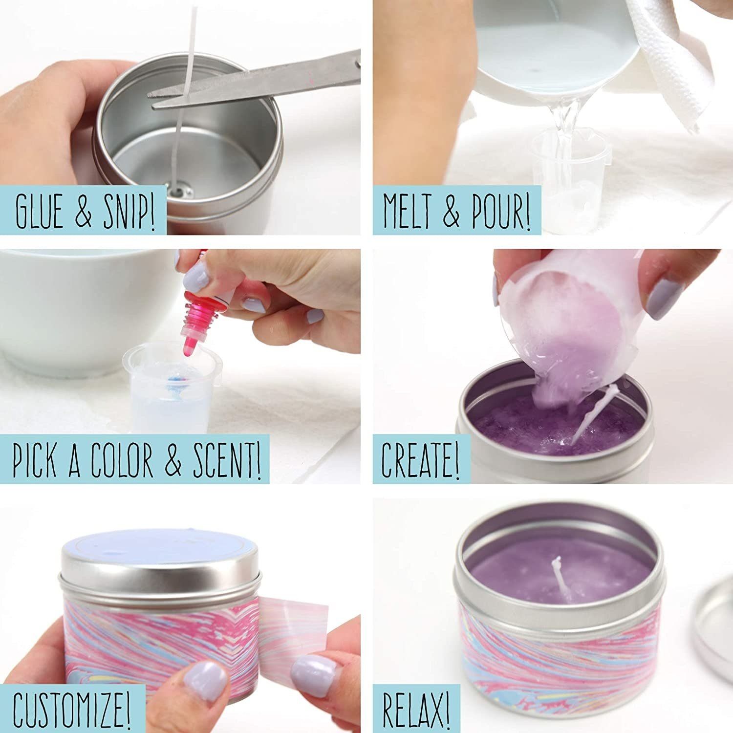 STMT DIY Positivity Candles