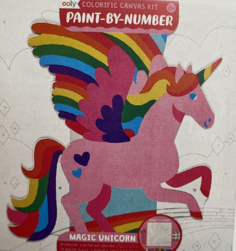 Colorific Canvas Kit Paint by Number - Magic Unicorn