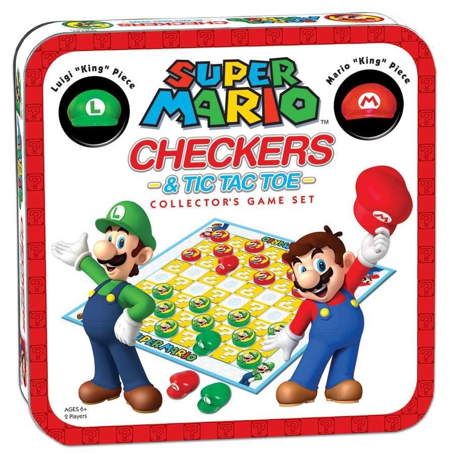 Super Mario Checkers &amp; Tic Tac Toe