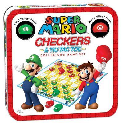 Super Mario Checkers &amp; Tic Tac Toe
