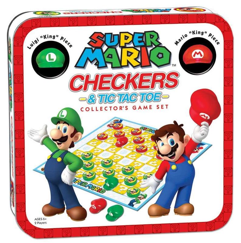 Super Mario Checkers &amp; Tic Tac Toe