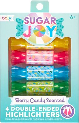 Sugar Joy Scented Double Ended Highlighters set/4
