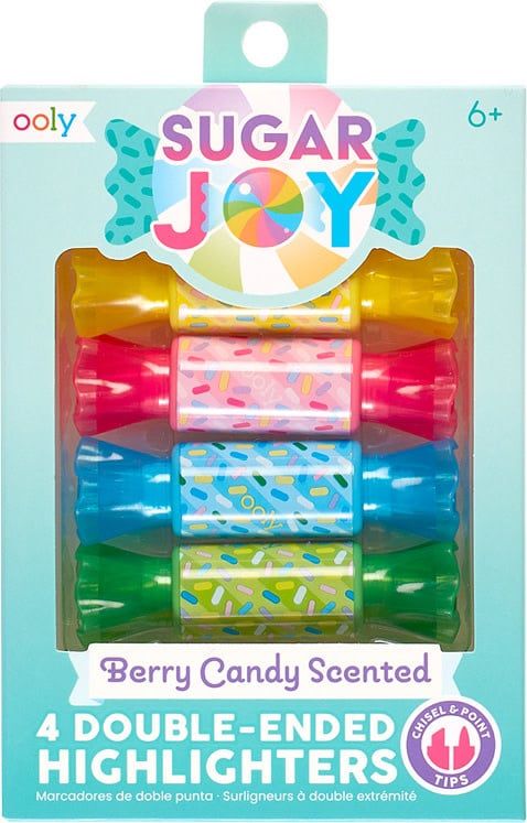 Sugar Joy Scented Double Ended Highlighters set/4