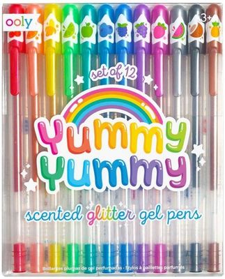 Yummy Yummy Scented Glitter Pens Set of 12