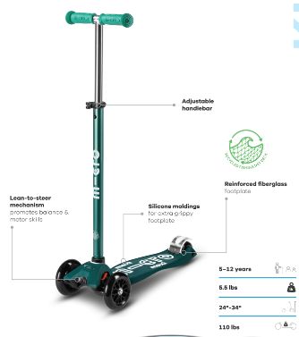 Micro Kickboard Deluxe  ECO Maxi Scooter