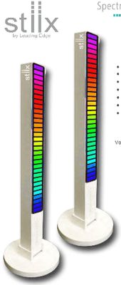 Stiix Spectrum RGB Light Speakers with True Wireless Stereo