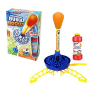Air-Powered Bubble Rocket