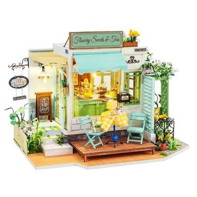 DIY Miniature House: Flowery Sweets and Teas