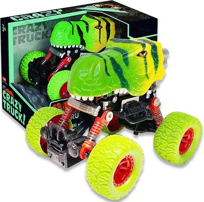 Pull Back Dinosaur Crazy Truck!