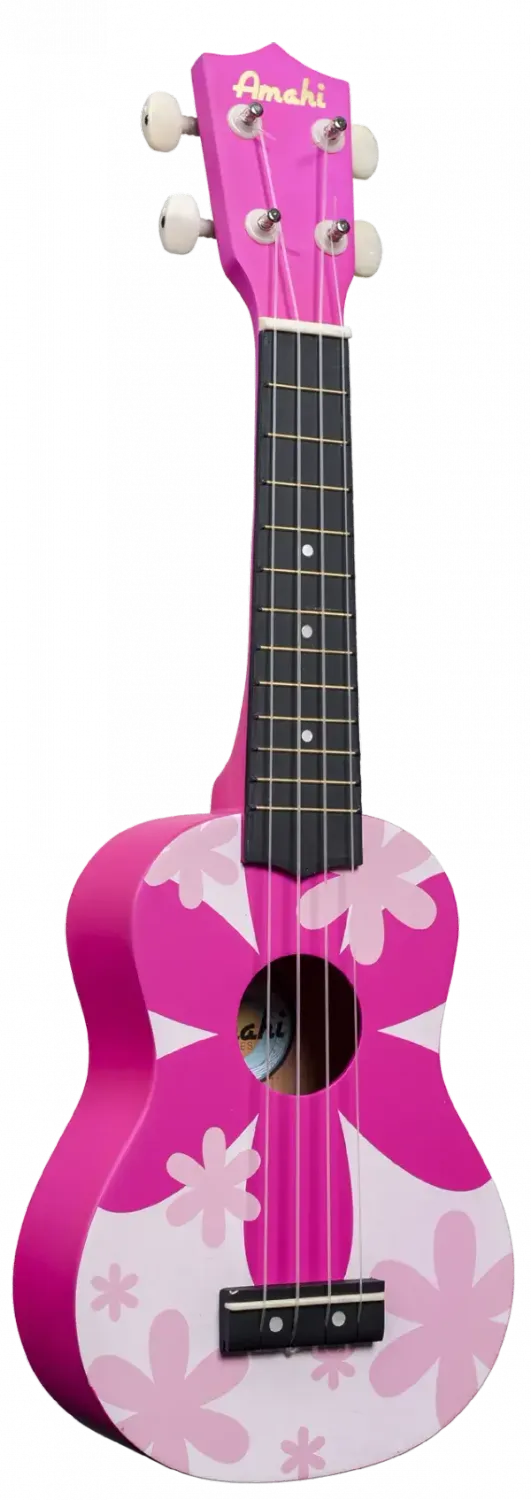 Amahi Ukulele - Pink Flower