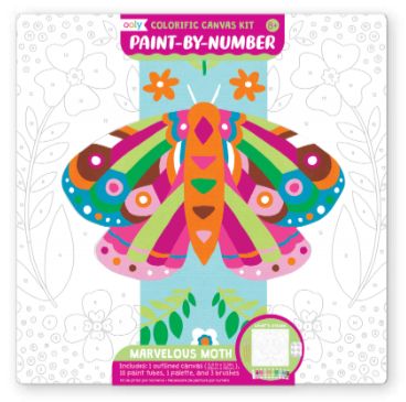 Paint-By-Number Kit: Marvelous Moth