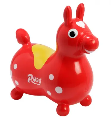 Rody Horse- Red w/ Pump