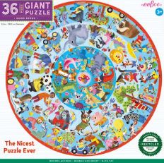 Good Deeds Giant Round 36 Piece Puzzle