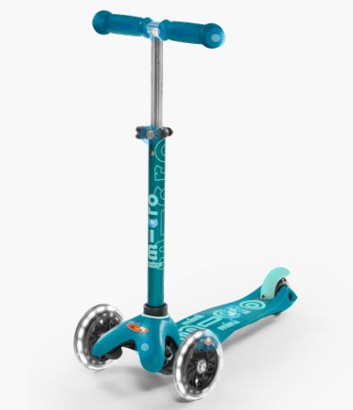 Micro Mini Deluxe LED Scooter - Aqua