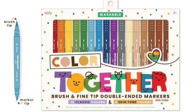 Color Together Brush &amp; Fine Tip Double-Ended Markers - Set of 18