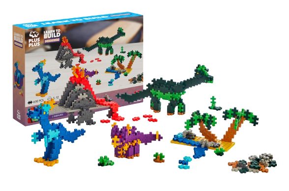 Plus Plus Learn to Build Dinosaurs