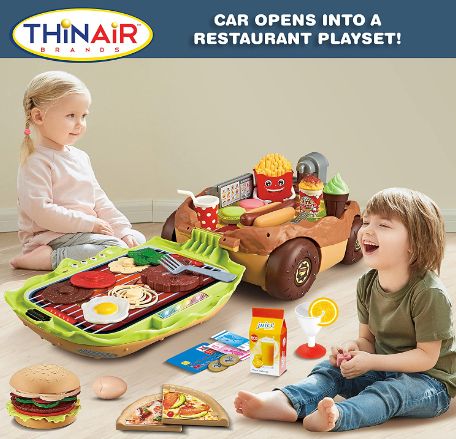 3 in 1 Burger Car Playset