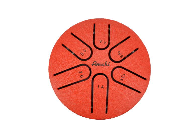3&quot; Steel Tongue Drum Red