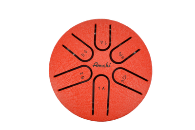 3&quot; Steel Tongue Drum Red