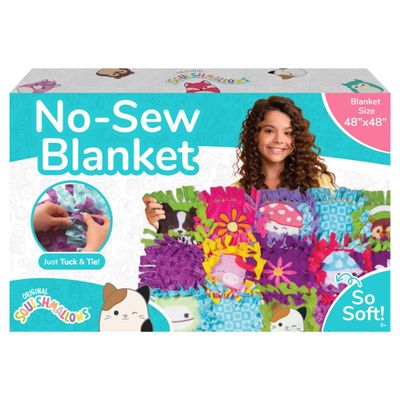 FA Squishmallows Design Your Own No-Sew Blanket Kit