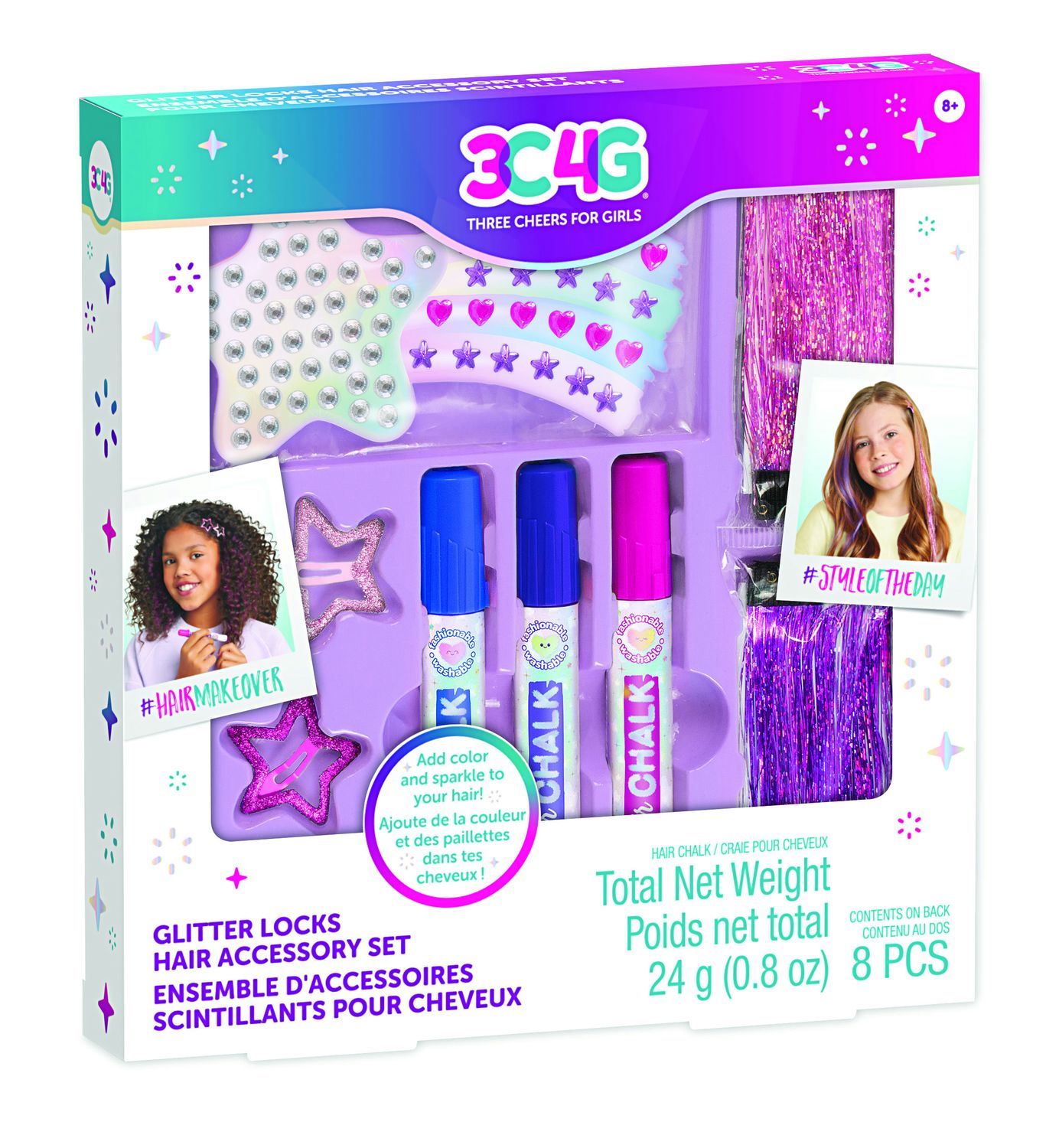 Imagination Land Glitter Locks Hair Accessory Set