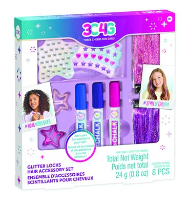 Imagination Land Glitter Locks Hair Accessory Set