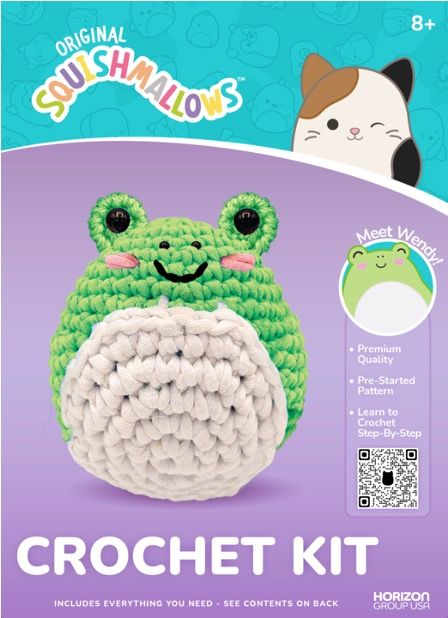 Squishmallow Crochet Kit - Wendy Frog