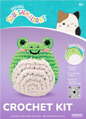 Squishmallow Crochet Kit - Wendy Frog