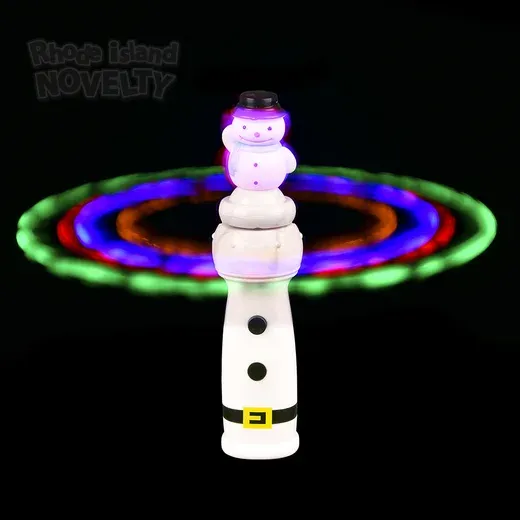 7.5&quot; Light Up Snowman Orbiting Wand