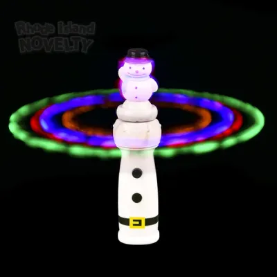 7.5" Light Up Snowman Orbiting Wand