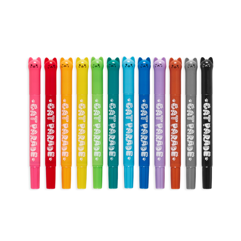 Cat Parade Twist-Up Watercolor Gel Crayons - Set of 12