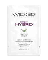 Wicked Sensual Care Simply Hybrid Lubricant - .1 oz.