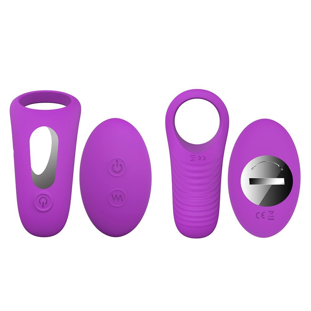 **MagicBator Rechargeable Cockring with RC Vibrator