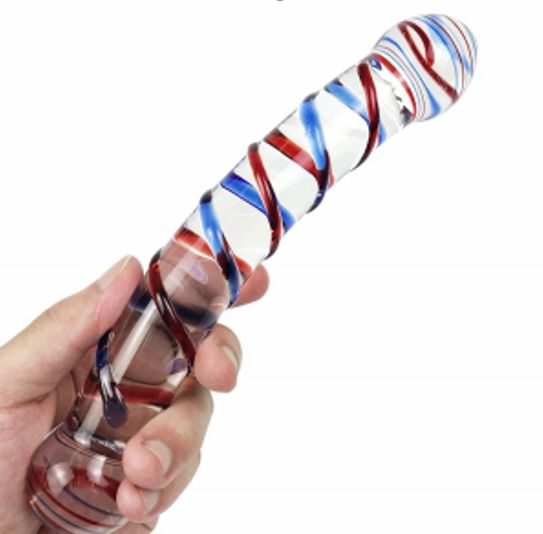 Babylon Glassdo Blue &amp; Red Twist