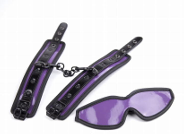 Babylon 3 Piece Bondage Restraint Kit-Purple 50% OFF Orig. $22.99!