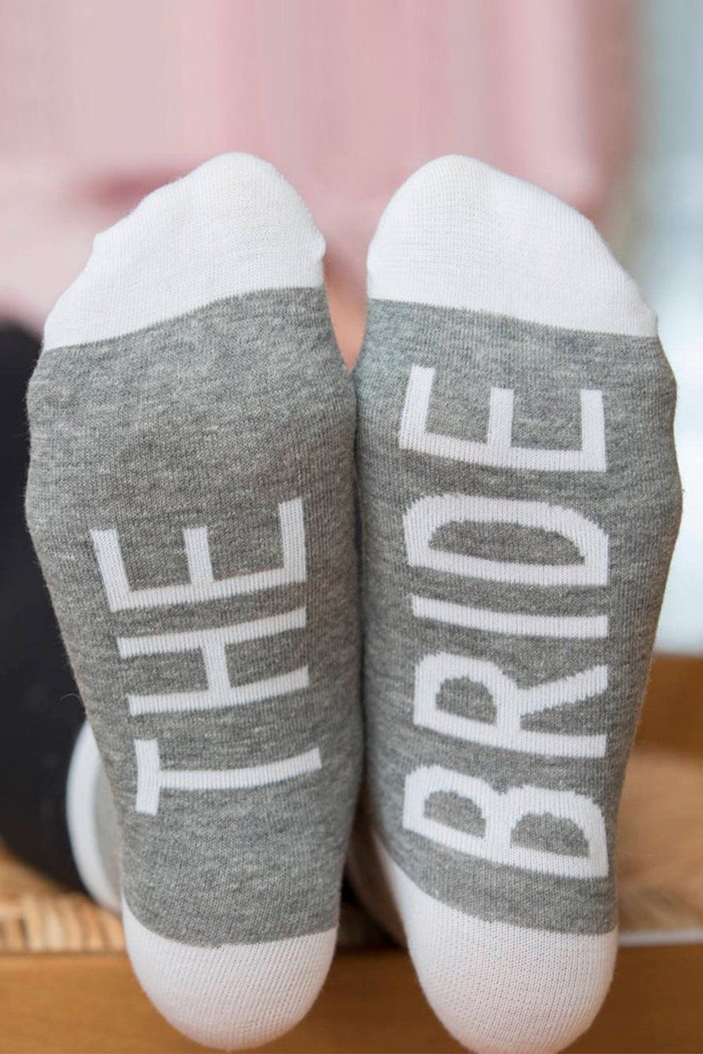 Babylon  Brides Gray Wedding Party Socks
