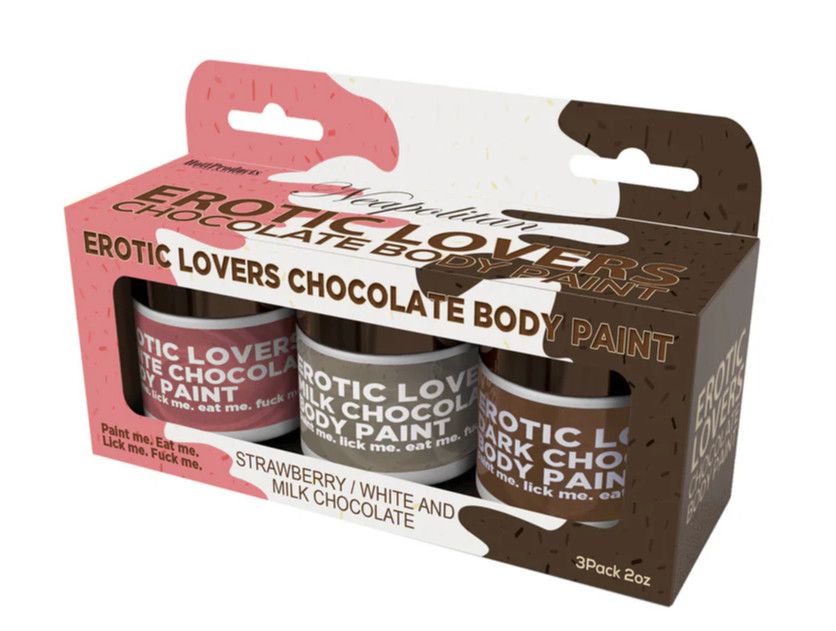 Neopolatin - Erotic Lovers Chocolate Body Paint (Chocolate, Vanilla &amp; Strawberry)