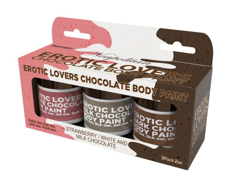 Neopolatin - Erotic Lovers Chocolate Body Paint (Chocolate, Vanilla &amp; Strawberry)